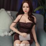 161 cm große, rothaarige, großbrüstige russische Sexpuppe mit Penis - Vicenta