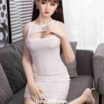 168 cm \Echte M-Cup-Oralsex-Nackt-Sexpuppe - Leslee
