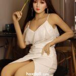 158cm Lesbian Humping White Fuck Beautiful Bride Moving Quality Doll - Amandy