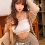 158cm Customizable Naked Orgasm Cute Sex Doll - Elwira